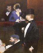 A Box at the Opea Jean-Louis Forain